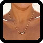 IRCOMULTI Boho Pearl Tulip Pendant Necklace Pink Tulip Choker Necklace Imitation Pearl Flower Necklaces Vintage Tulips Flower Chain Necklaces Jewelry for Women