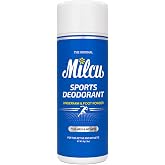 Milcu Sports Deodorant Powder for Underarms &amp; Feet, 2.8 oz (80g) | Athletes Deodorant for Odor &amp; Moisture Control for Men &amp; Women, Underarms, Feet &amp; Other Odor-Prone Areas