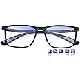 Lovispecs Distance Nearsighted Glasses For Men,Near Sighted Vision Driving Women Eyeglasses, See Farsighted Myopia TR90 Frame