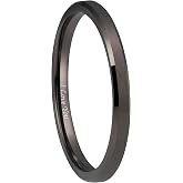CROWNAL 2mm Black/Silver/Gunmetal/Rose Gold Tungsten Wedding Couple Bands Rings Men Women Matte Brushed Finish Center Engraved I Love You Size 4 To 17