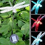 TTSAM Solar LED Path Light Cartoon Animal Design Garden Lawn Lamp (Dragonfly)