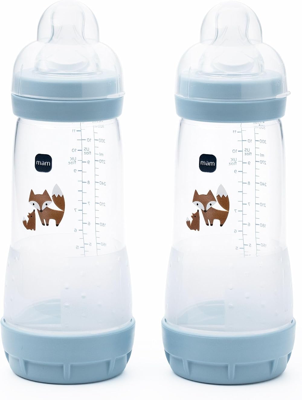 MAM Easy Start Anti-Colic Bottles 2 Pack 320ml Self Sterilising Teats 3