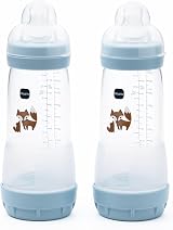 MAM Easy Start Anti-Colic Bottles 2 Pack 320ml Self Sterilising Teats 3