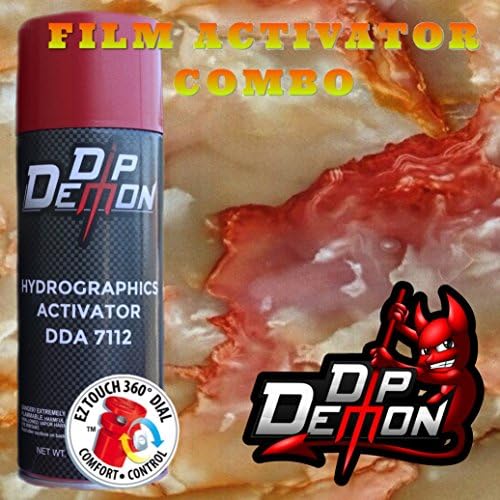 Hydrographic Film Marble Combo Kit Marble 7 Granite Stone Rock Illusion Hydro Graphic Water Transfer Film Activator Combo Kit Hydro Dipping Dip Demon