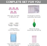 fenshine Eyelash Extension Kit Supplies 131 Piece Set Practice Mannequin Head view 7