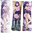Anime Body Pillow Hentai Throw Pillow Waifu Pillow Custom Body Pillow Case 2-Side Print Pillow Case 59 in X 19.6 in(Uncensored)