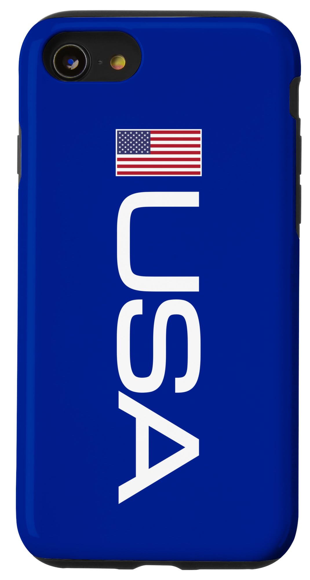 iPhone SE (2020) / 7 / 8 USA FLAG AMERICAN ATHLETIC SPORTS JERSEY VERTICAL STYLE Case