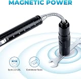 MANWALD Magnetic Flashlight Pickup Tool Extendable 8-24in USB Rechargeable view 2