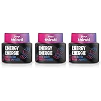Ninja Thirsti ENERGY Wild Berry Flavoured Water Drops with invigorating caffeine and contain 0 calories*, 0 sugar* (*per 12oz