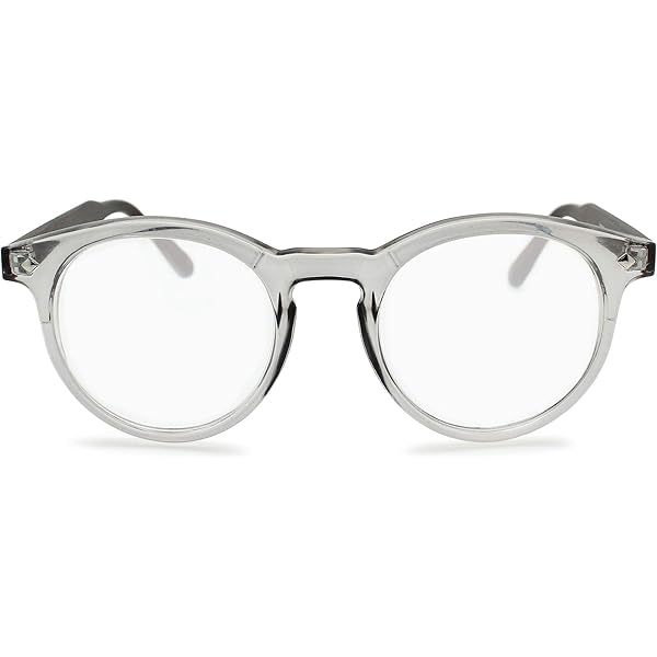clear round reading glasses