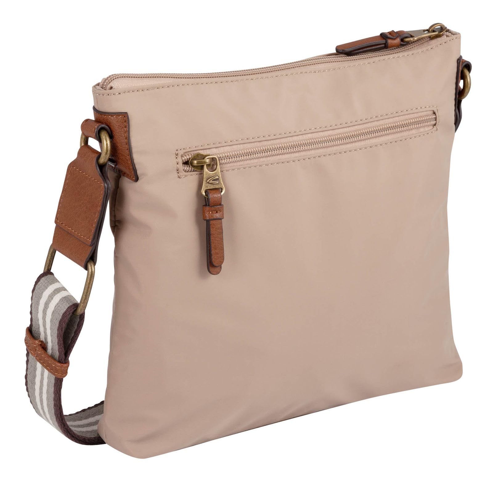 camel active Bari Women's Shoulder Bag Crossbody Bag Large, Beige, L, 000101