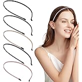 FOMIYES Metal Hair Band: 5pcs Headband Thin Hair Hoop Hairband Spring Hoop - Simple Metal Headband for Makeup, Sports, Yoga, and Daily Wear