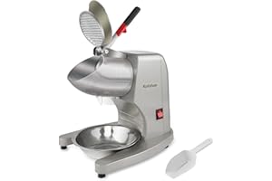 KOFOHON Ice Shaver,Electric Ice Crusher Machine Strong Powerful for Home&Commercial Use,Steel Shaved Ice Machine with Dual Bl