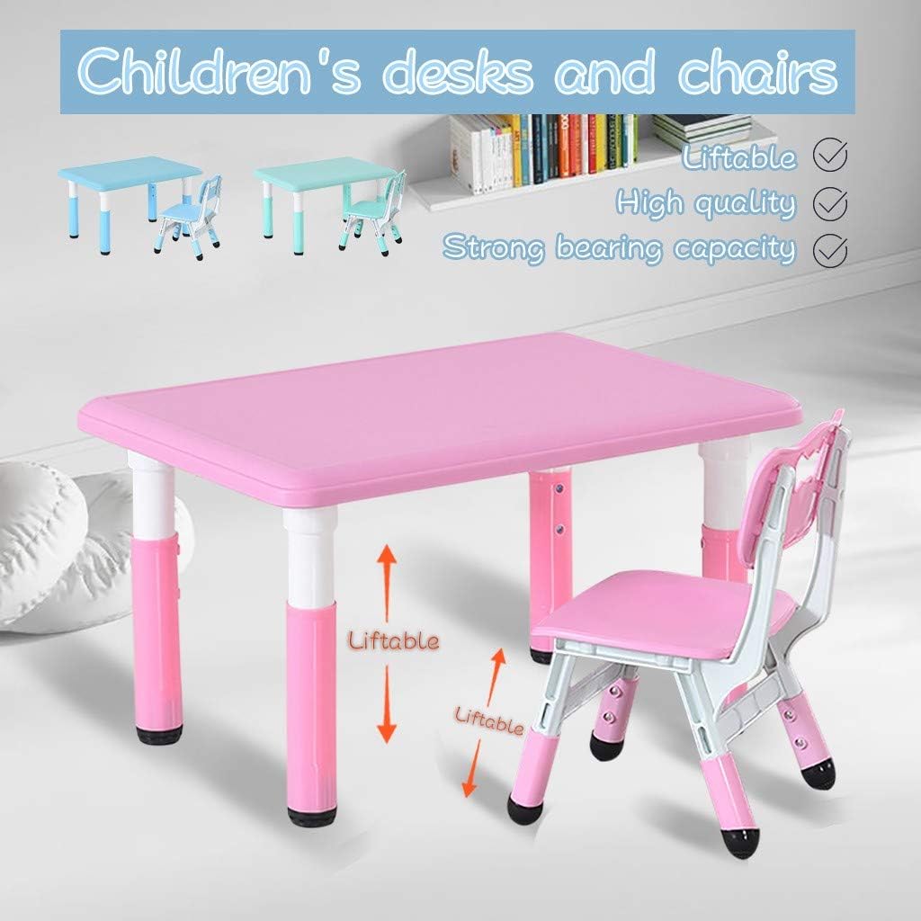 children's work table and chairs