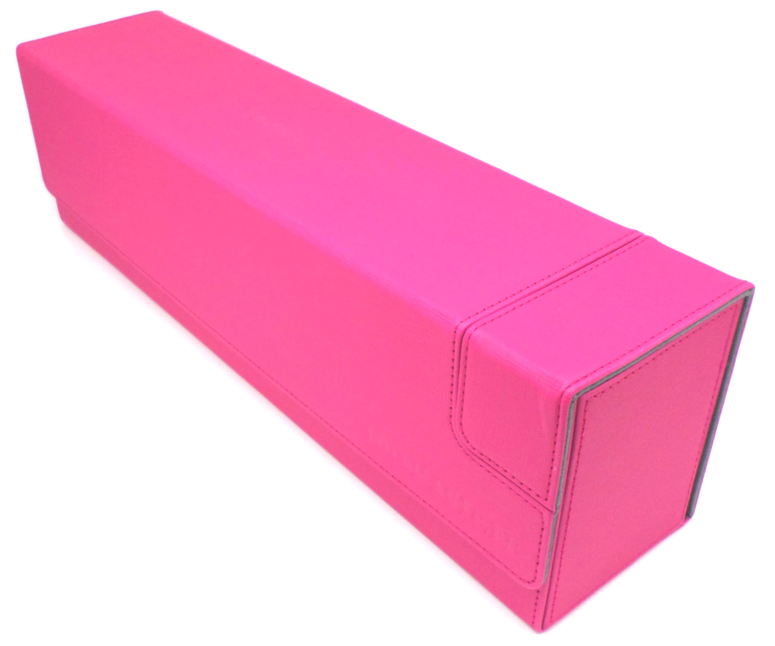 docsmagic.de Premium Magnetic Tray Long Box Pink Large - Card Deck Storage