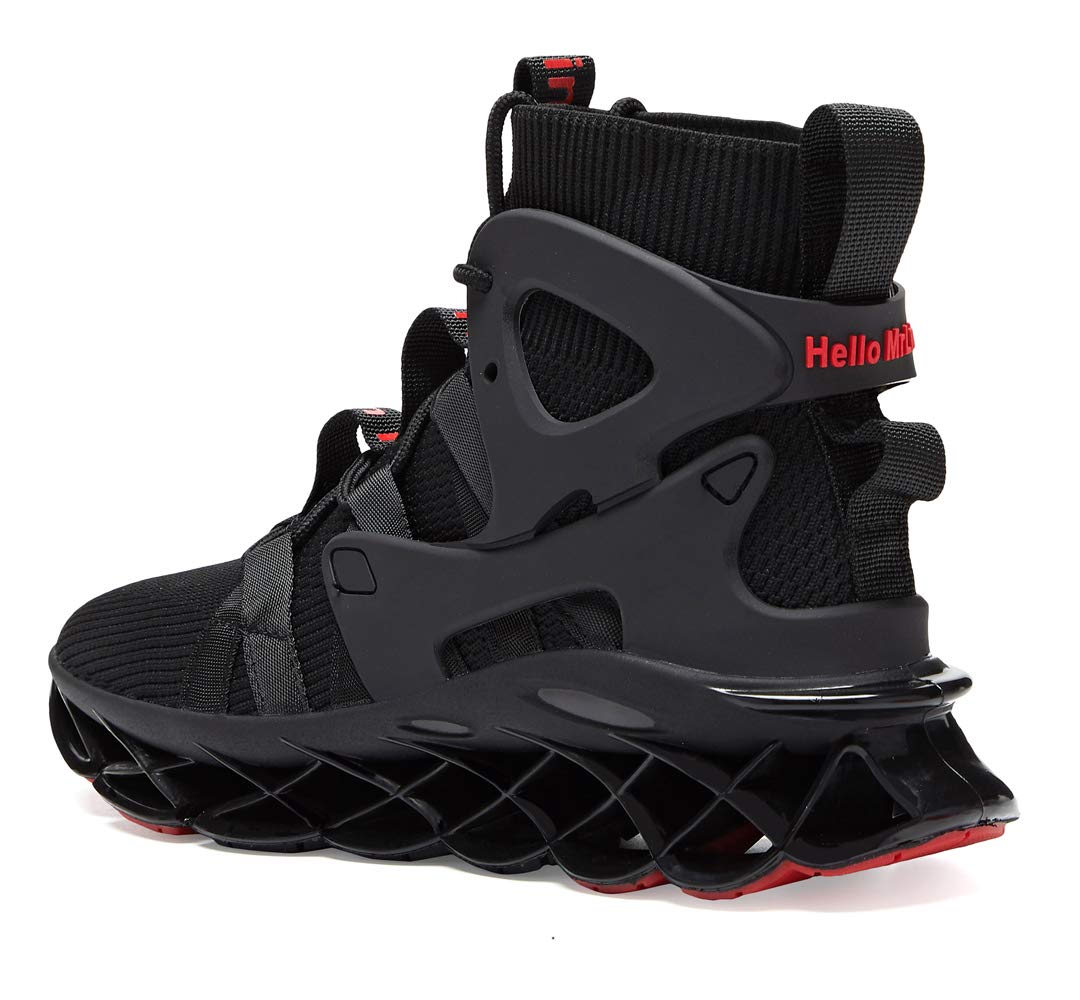 Hello MrLin Men's Running Shoes Non Slip Athletic Tennis Walking Blade Type Sneakers Hip Hop