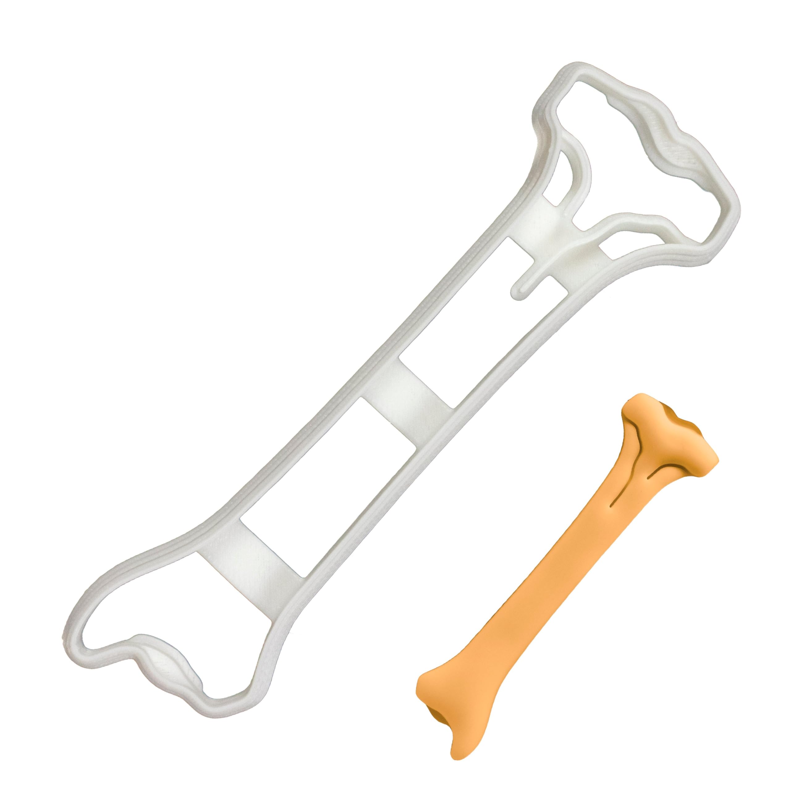 BAKERLOGY Tibia Bone Cookie Cutter - Detailed Biscuit Cutter Design for Baking and Crafts, Ideal on Fondant, Dough, Clay