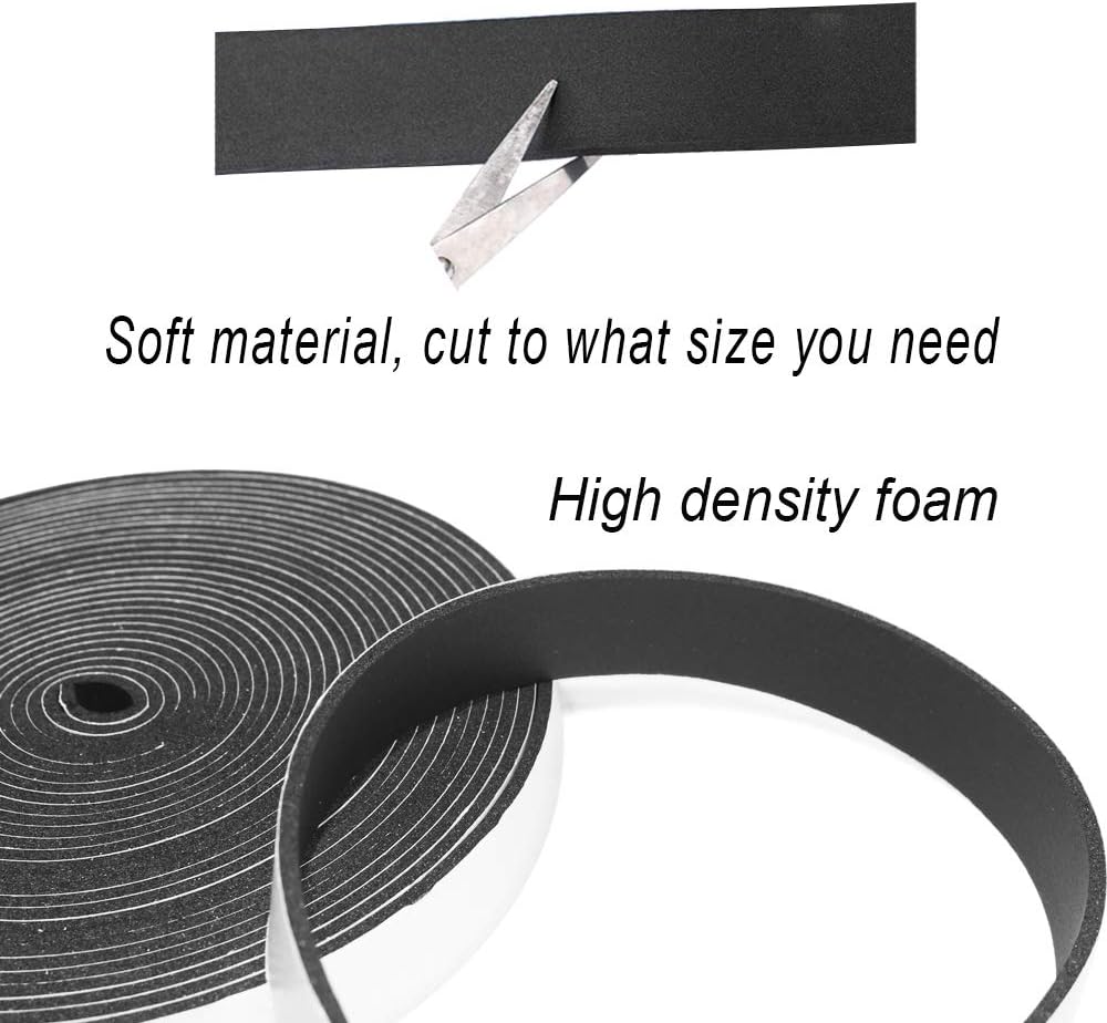 Storystore Foam Insulation Tape Self Adhesive, 25mm(W) x 3mm(T) x 10M(L) Weather Stripping Foam Tape - Image 4