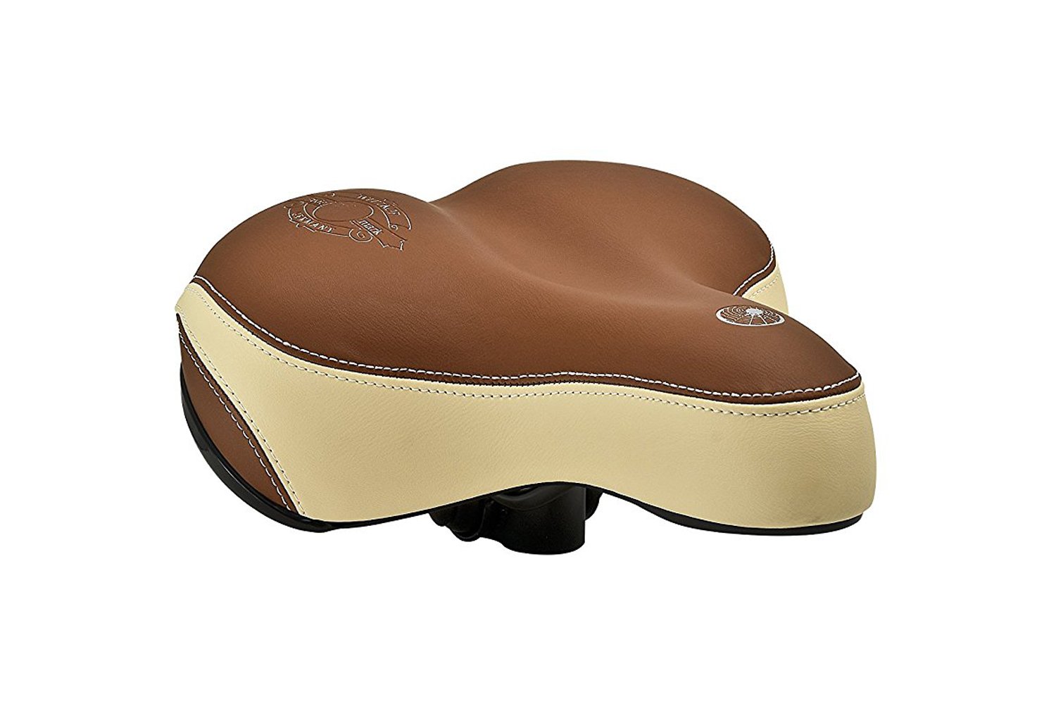 Büchel WITTKOP Big City Bicycle Saddle - Comfortable, Extra Soft, Reflective, Men's & Women's