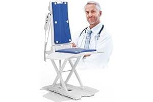 AXEFIT Electric Chair Lift Assist Devices for Seniors, Stand Up Independently from Floor with Remote Control, 300 LBS Capacity, 2 in1 Lift Chairs for Elderly, Waterproof Bath Lift for Tub for Elderly