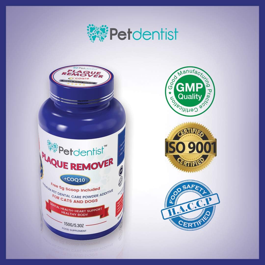 Petdentist Advanced Plaque Remover Powder for Dogs & Cats, Natural Tartar Control, White Teeth, Fresh Breath & Healthy Gums - Image 5