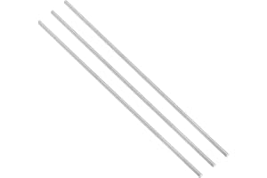 PATIKIL #10-32 UNF 304 Stainless Steel Fully Threaded Rod, 3Pcs 11.8" Length Long Threaded Screw Right Hand Threads All Threa