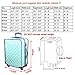 Hibate Clear Plastic Luggage Cover Suitcase Protector Covers - 32