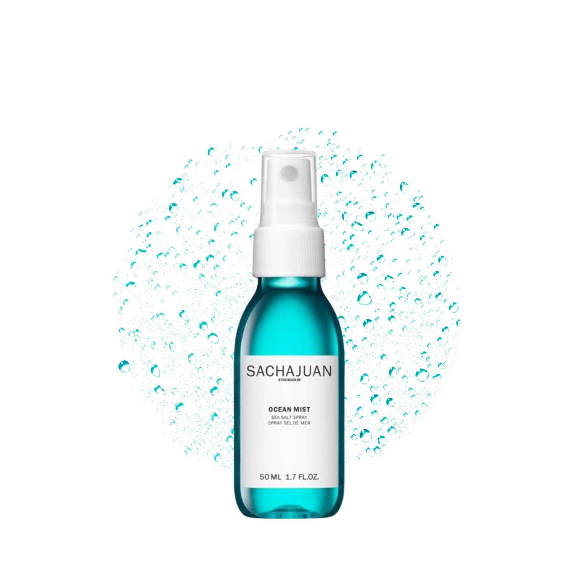 SACHAJUAN Ocean Mist Sea Salt Spray, 50ml. Wave, Texture, Grip & Volume For Texturized Beach Waves And Matte Finish. Enhance Your Hair's Natural Movement.