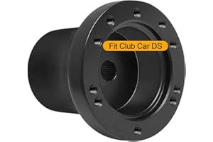 MOSNAI Club Car DS Golf Cart Steering Wheel Adapter Golf Steering Wheel Adapter for Club Car DS Golf Cart Steering Wheel Adapter(Black)