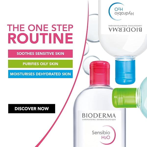 BIODERMA – HYDRABIO H2O – MICELLAR WATER – CLEANSING AND MAKE-UP REMOVING – FOR DEHYDRATED SENSITIVE SKIN , 16.91 FL OZ (PACK OF 1)