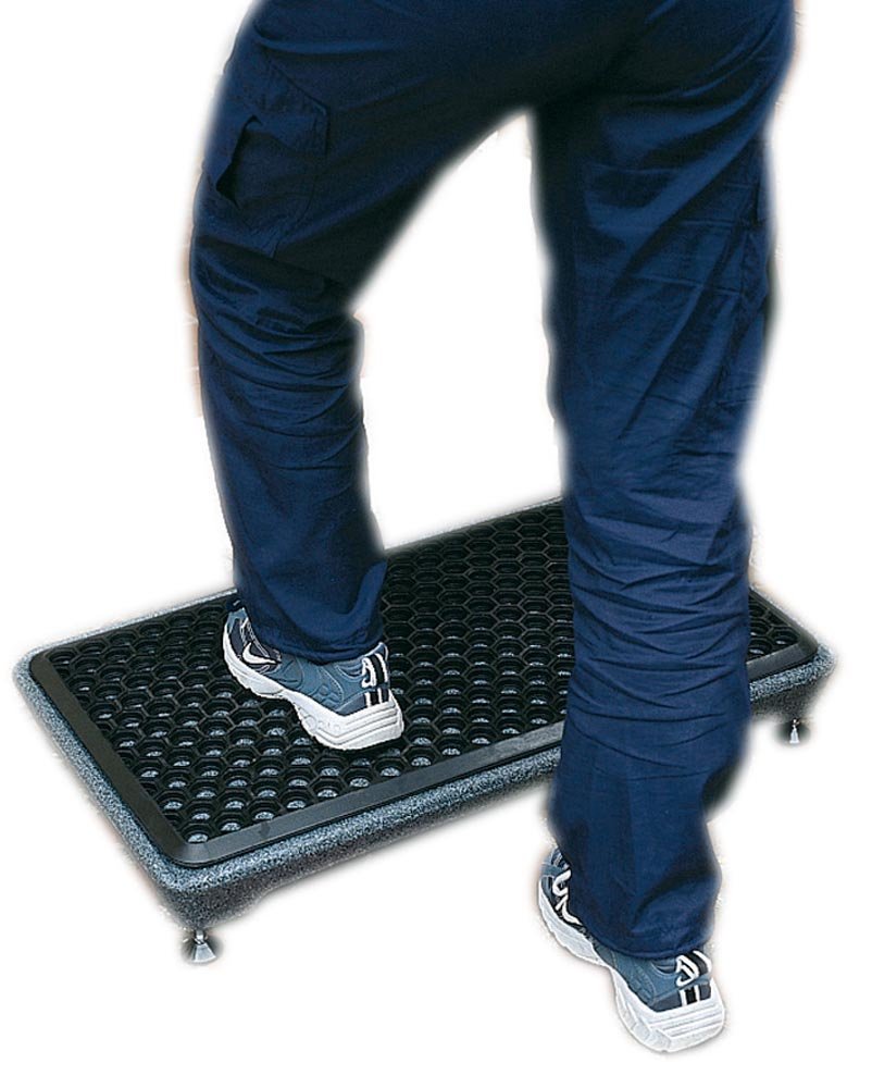 NRS Healthcare Plastic Half-Step Door Access Aid - 11 cm / 4.5 inch Step Height