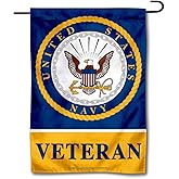 US Navy Veteran Garden Flag