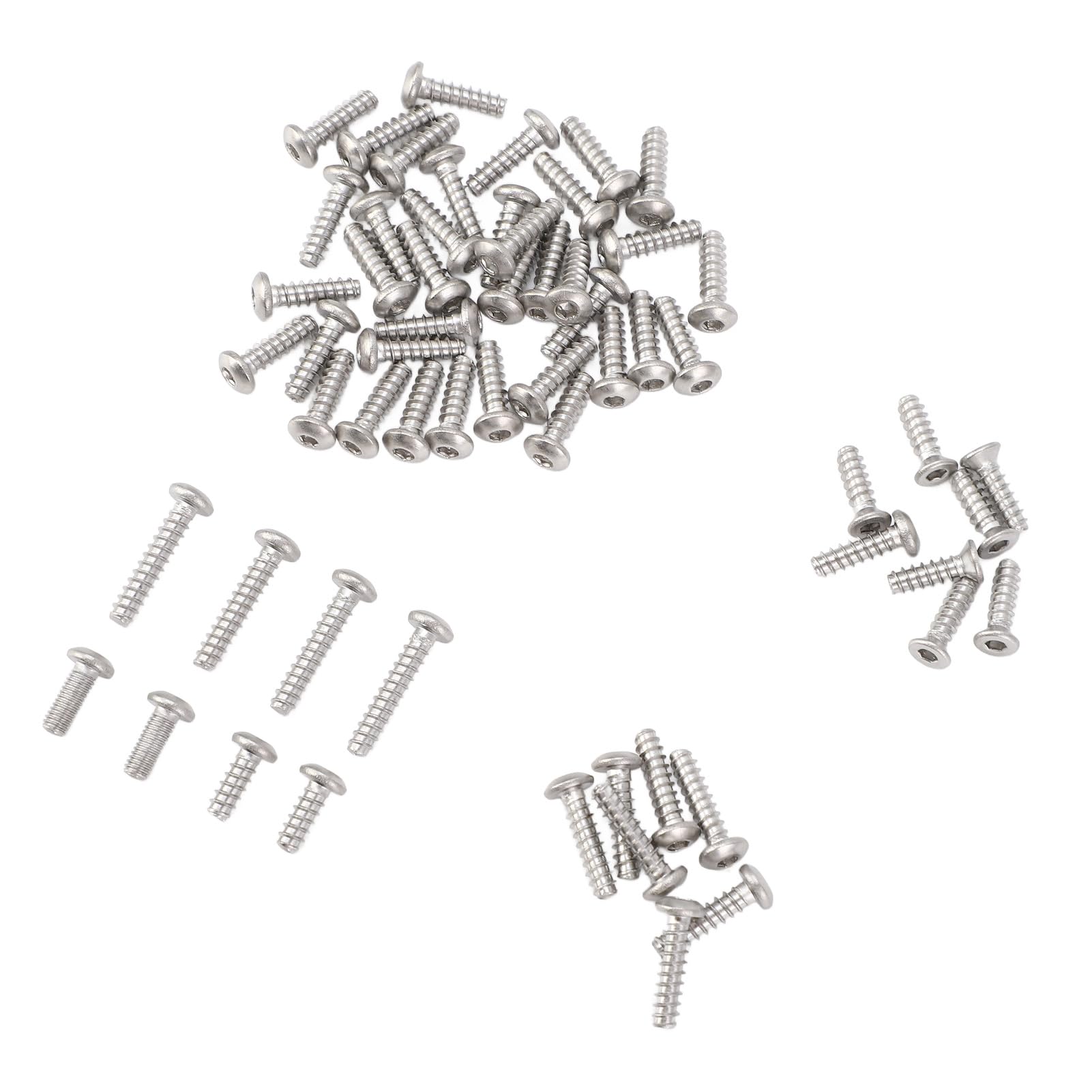 Alomejor Stainless Steel Screw Set, seamless assembly process model car screws enhancing performance with storage box for model enthusiasts DIY projects hobbyists