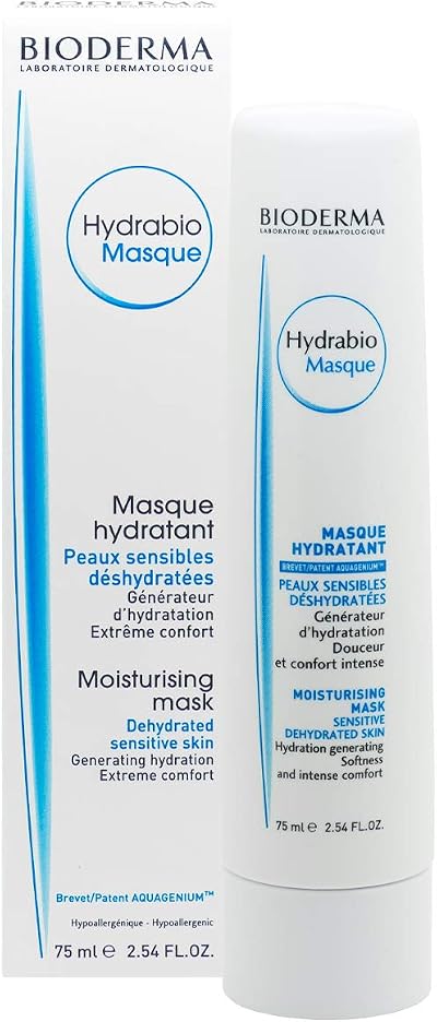 Bioderma Hydrabio Mask 75ml Moisturizing Facial Skincare For Men Women