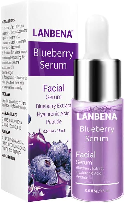 Diadia Blueberry Hyaluronic Repair Liquid Collagen Face Essence Desalt Imprint Care for Party,Wedding,Dating,Club