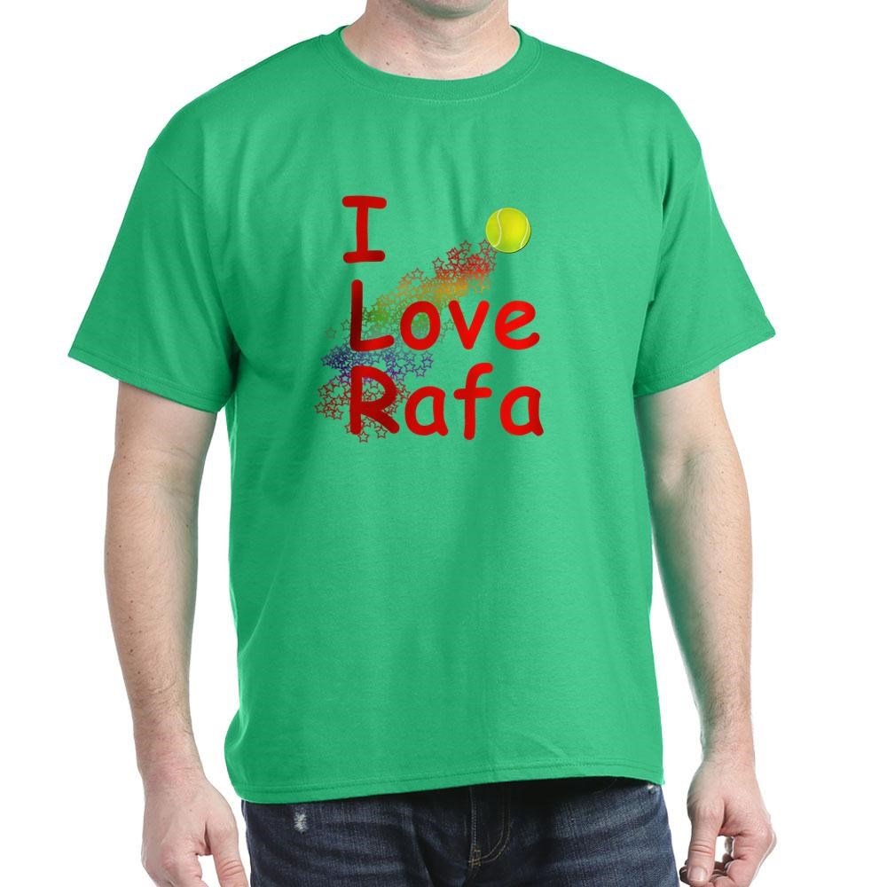 I Love Rafa Dark T Shirt T Shirt Kelly Green 5189 Jznovelty
