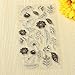 Binglinghua Flower and Leaves Seal Stamp DIY Scrapbooking Album Paper Cards Christmas Decoration Supplies