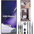 OLED for Samsung Galaxy NOTE20 Ultra SM-N985F Screen Replacement NOTE20Ultra 5G SM-N986U SM-N986U1 SM-N986W LCD Display Touch Screen Digitizer Support Fingerprint and S-Pen (withBronze Frame+Tools)