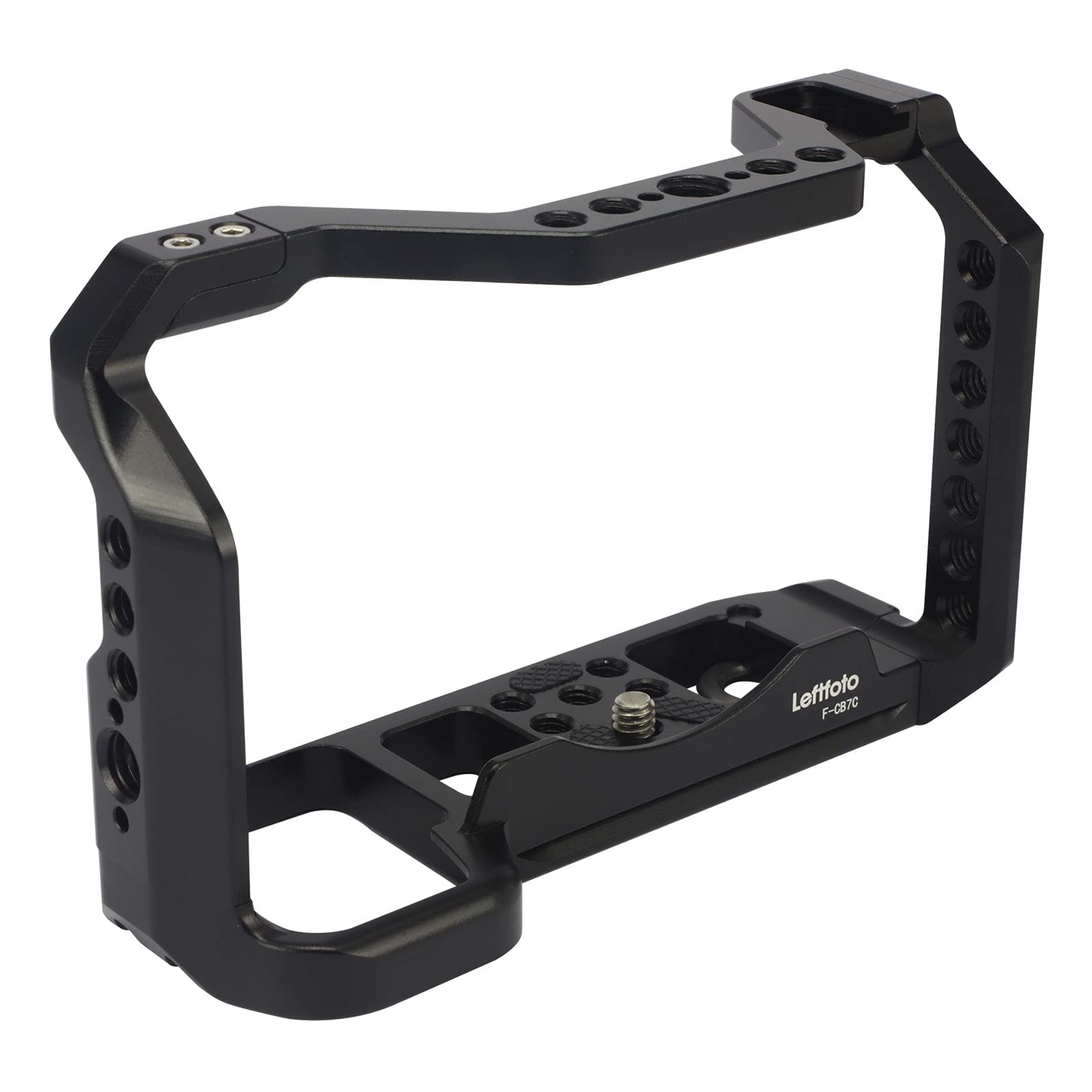 Camera Full Cage for Sony Alpha 7C A7C,Extension Mount Microphone Fill Light Bracket Filming Accessories,with Cold Shoe/Wrench