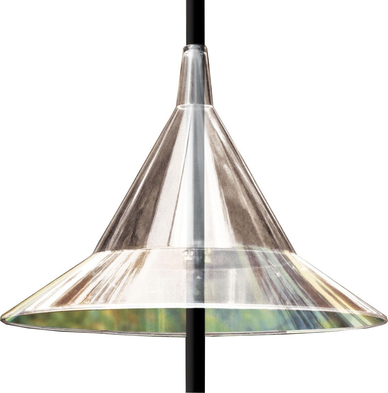 Arundale Products 011007 Mandarin Squirrel-Away Pole-Mounted Baffle Clear Feeder