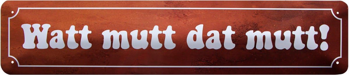 Watt mutt Funny Funny Dat Mutt. Jump Street Sign 46x10 STR248