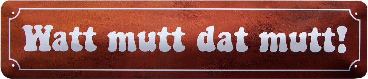 Watt mutt Funny Funny Dat Mutt. Jump Street Sign 46x10 STR248