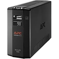 APC UPS 1000VA UPS Battery Backup and Surge Protector, BX1000M Backup Battery Power Supply, AVR, Dataline Protection