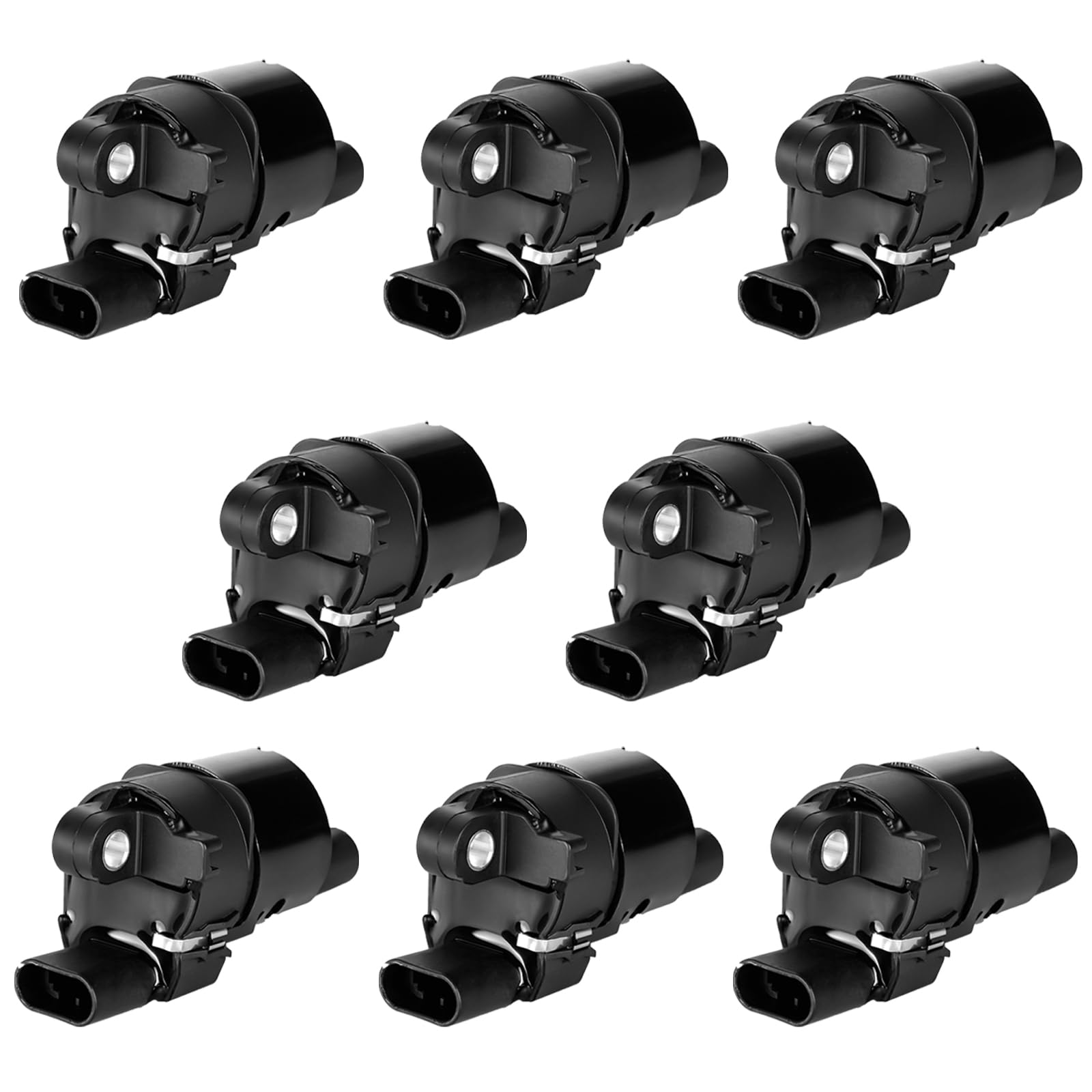 Photo 1 of Set of 8 Round Ignition Coil Pack for 5.3 4.8 V8 Chevy Silverado Suburban Tahoe Avalanche GMC Yukon Sierra Canyon Savana 2007 2008 2009 2010 2011 2012 2013 2014 2015 2016 2017 Coils Replaces# UF414