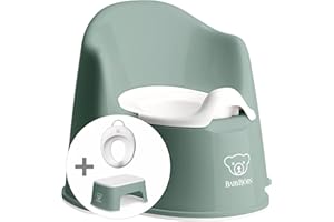 BabyBjörn Potty Training Bundle, Deep Green/White