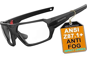 HTS HUNTERSKY Ballistic Tactical Impact Protection Anti Fog Shooting Glasses Military Grade Airsoft Range…