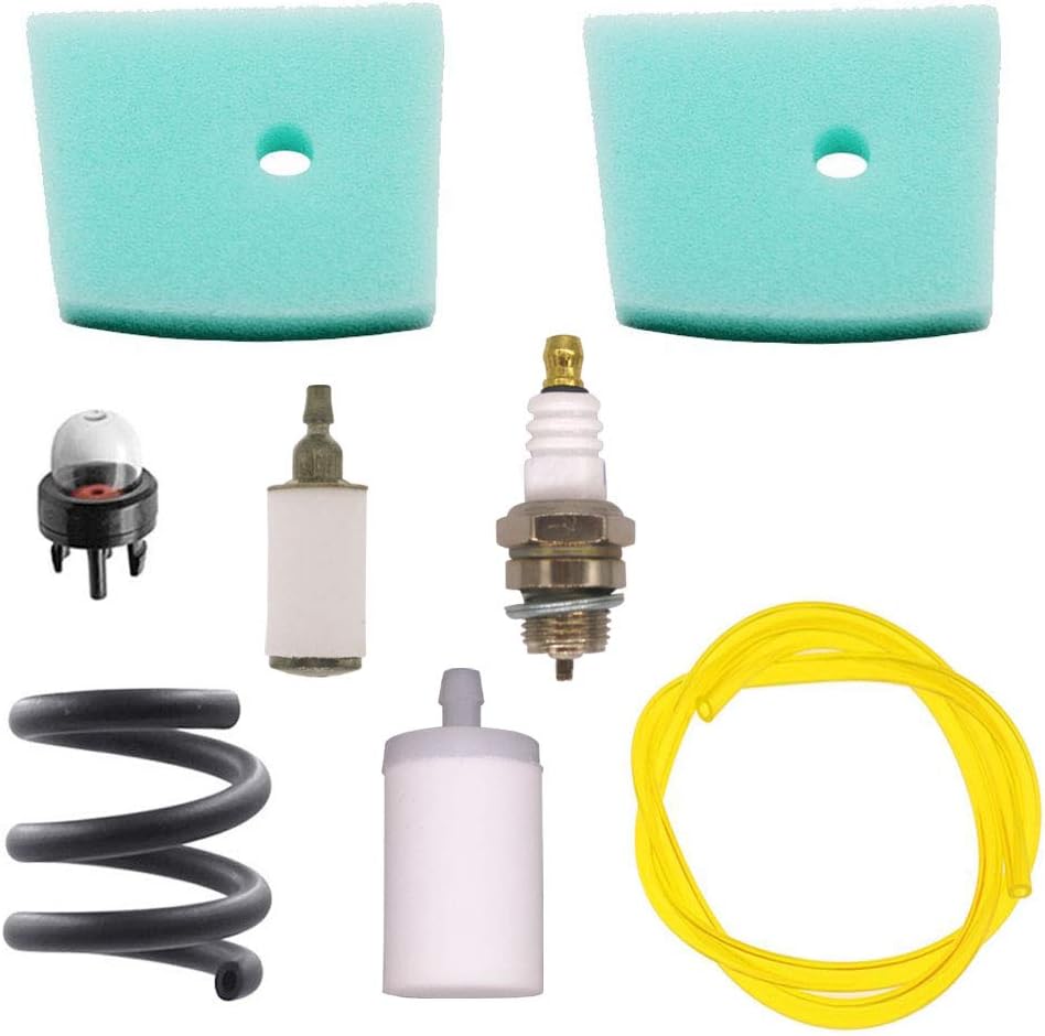 FitBest Air Filter 537186301 with Fuel Line Filter Primer