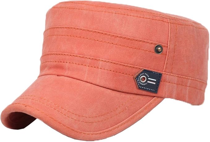 Amazon Co Jp Comvip カジュアル ユニセックス ワークキャップ レディース ベースボール キャップ メンズ 無地 オレンジ 服 ファッション小物