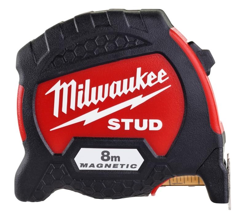 Milwaukee Stud II Magnetic Tape 8m (Width 33mm) (Metric Only), multi-coloured, MHT932471627