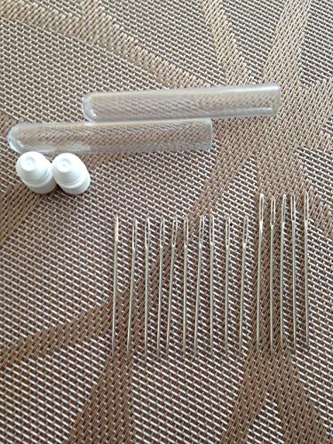 Large-eye Hand Sewing Needles 2.3 inches (60mm) 5 pcs and Big Eye Stitching Needles 2 inches (52mm) 10pcs in Storage Tube - Thumbnail 3